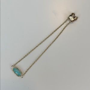 Kendra Scott bracelet in aqua opal